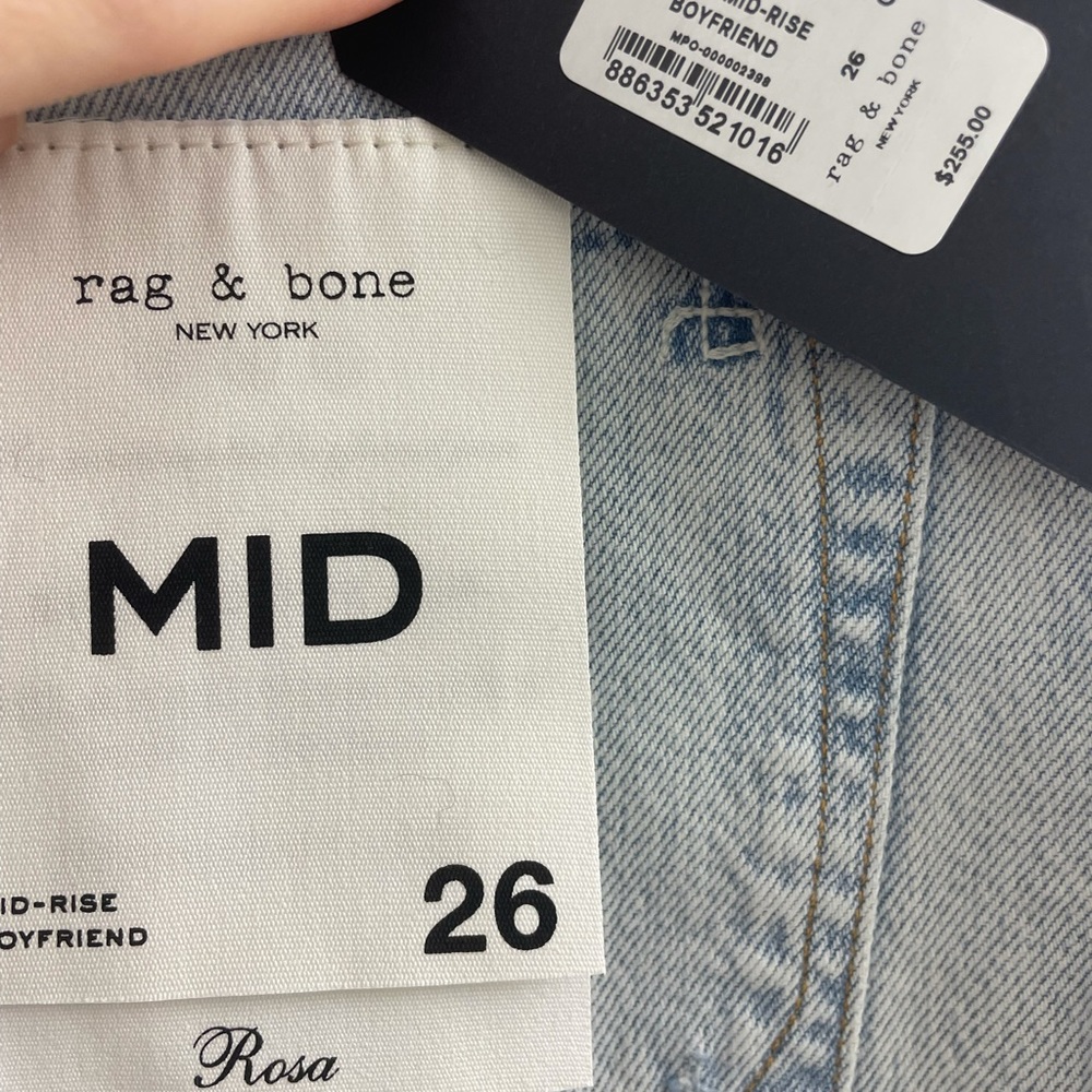 Rag & Bone Rosa Mid Rise- Rochelle- Size 26 - Picture 2 of 6
